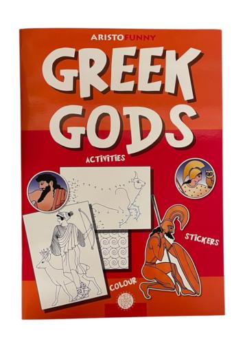 Livre d'activités "Dieux grecs" - ARISTOFUNNY avec stickers 13 pages