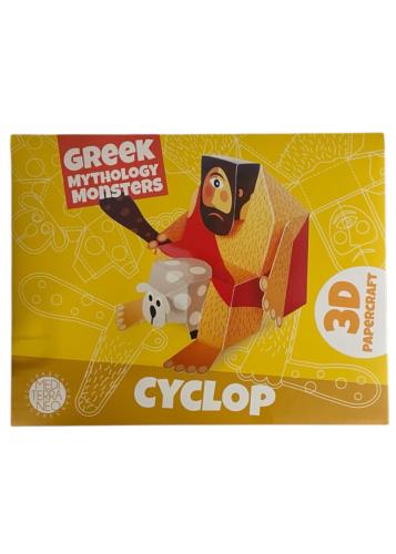 Puzzle 3D de cyclope en papier - Monstre de mythologie grecque MEDITERRANEO