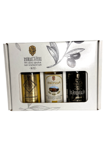 Coffret de dgustation d'Huile et de Vinaigres du Monastre d'Agia Triada 3x100ml