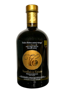 Huile d'olive extra vierge Rcolte Prcoce en bouteille VASSILAKIS ESTATE 500ml