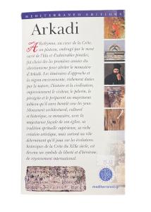 Livre - ARKADI - le monastère historique MEDITERRANEO EDITIONS 70 pages